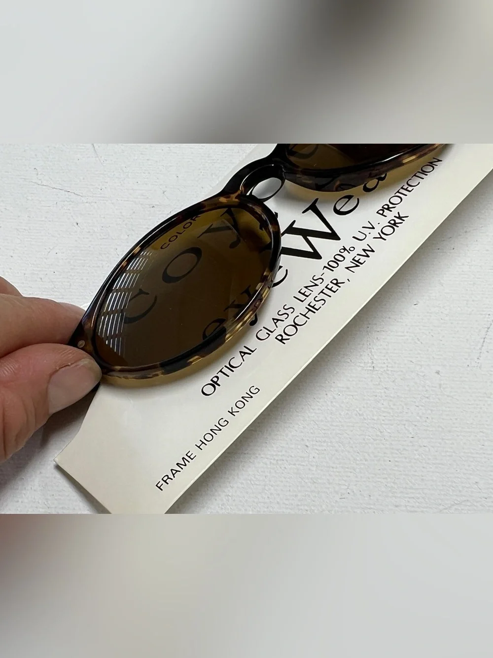 Coyote Eyewear GP-23 Tortoise Sunglasses Brown Lens NOS w Box Vintage